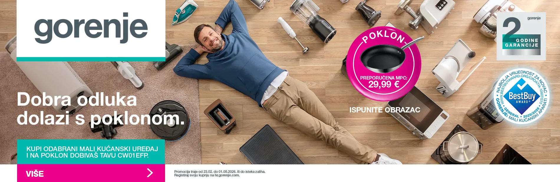  Promocija - Gorenje mali kućanski uređaji.