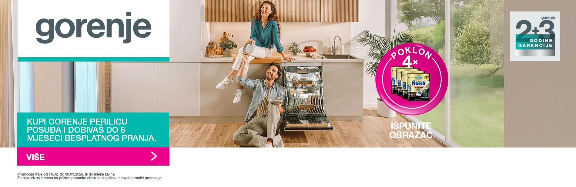 Gorenje Dish + Finish promocija