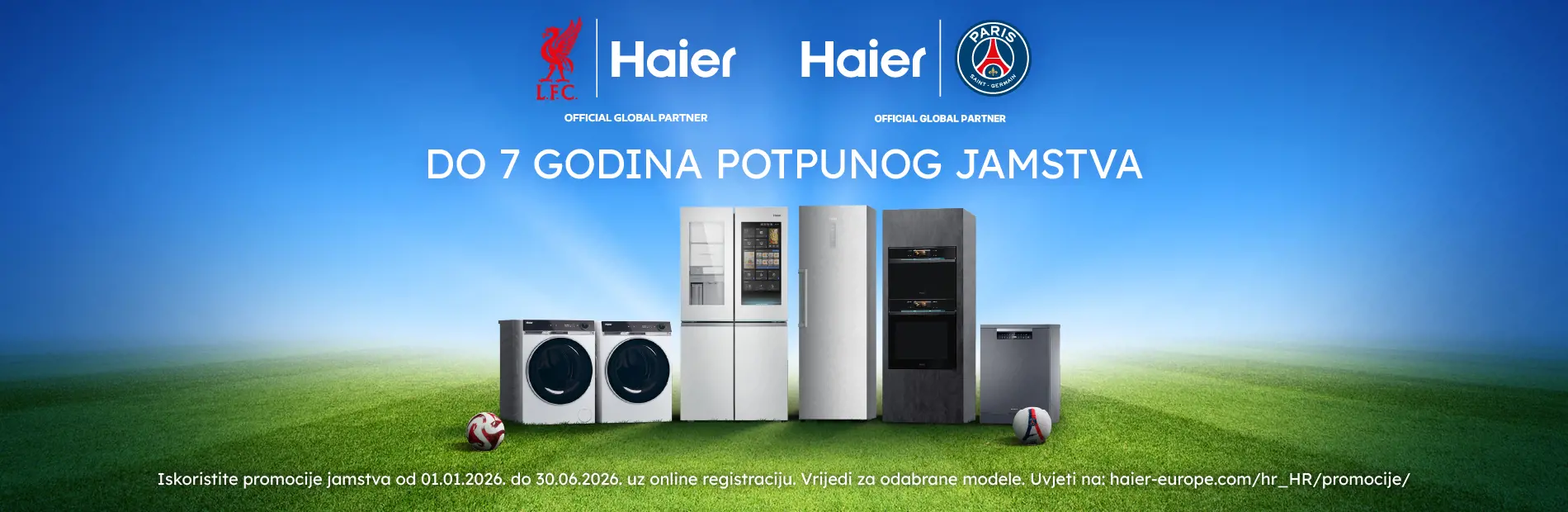 Haier do 7 godina potpunog jamstva