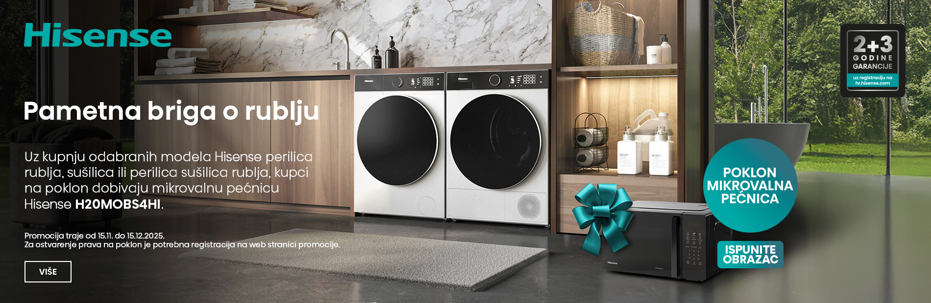 Hisense-pametna briga o rublj