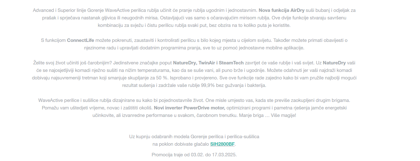 registracija za poklon