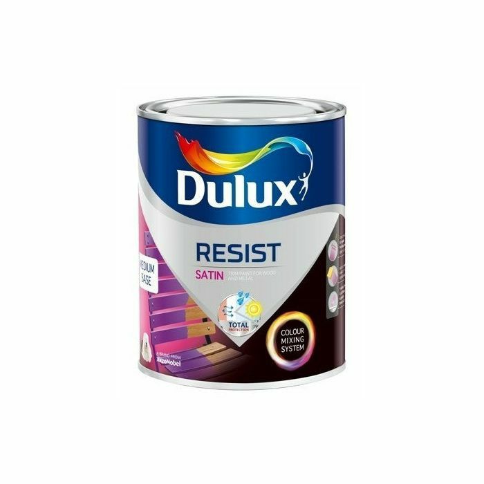 DULUX RESIST SATIN LIGHT (WHITE) 1 L