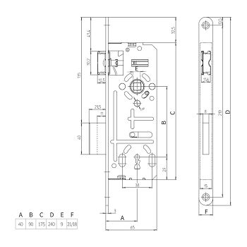 BRAVA 6,5 CM KLJUČ TITAN 