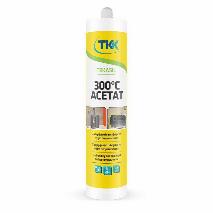 TKK SEAL SILIKON (300 C) ACETAT 300 ML (OLD 50586)
