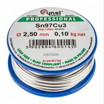 LIKOS 5685 ŽICA ZA LEMLJENJE 2,5 mm/100gr.