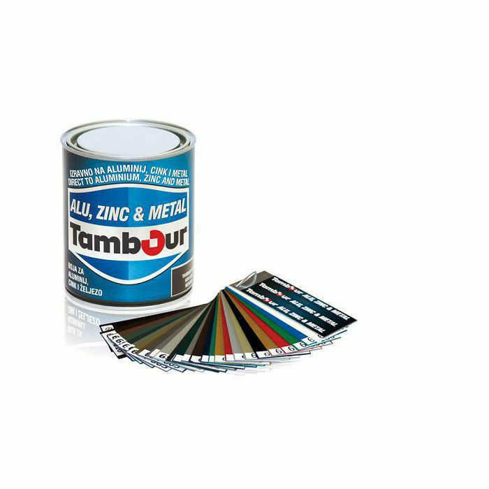 TAMBOUR 654-612 ALU,ZINC&METAL KOV. BLACK 0,75L