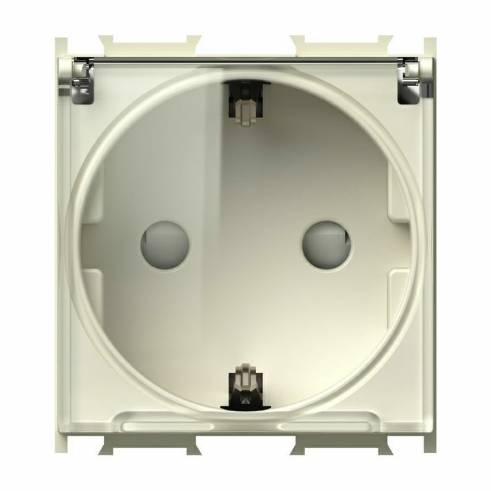 MODUL UTIČNICA SA POKLOPCEM BEŽ VM11IT