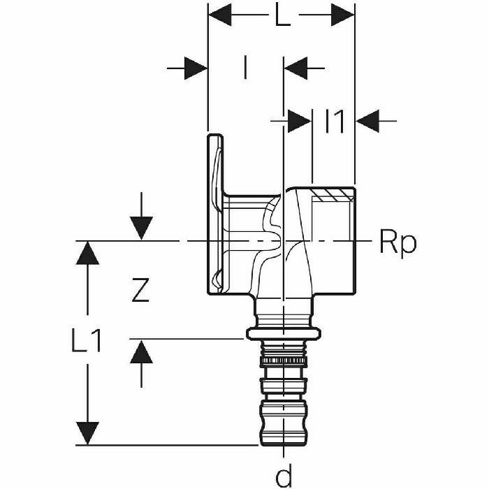 MEPLA KOLJENO SA STOPOM 20x1/2 602.293.00.5