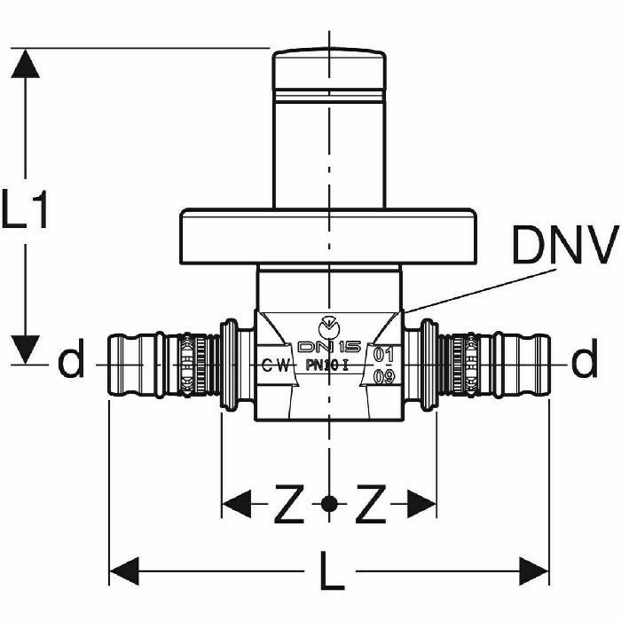 MEPLA VENTIL PŽ 16 S KAPOM 611.021.21.1