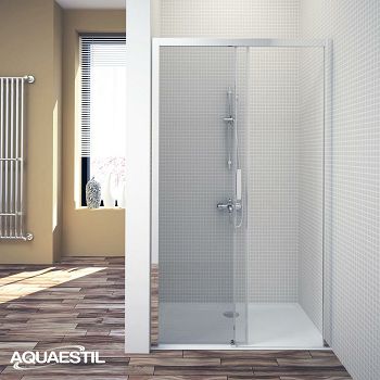 TUŠ VRATA SOGNO 120 L 1/2 SILV/PROZ. 6101085 #