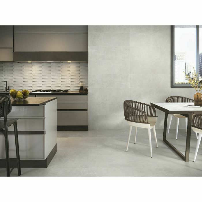 PL. GROOVE TITANIO 60x60 RETT. L #