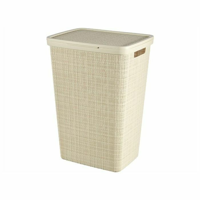 KOŠARA ZA RUBLJE JUTA 60l  prljavo bijela bež