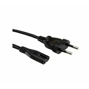 KABEL NAPONSKI 2-POLNI ROLINE VALUE 5.O MET CRNI