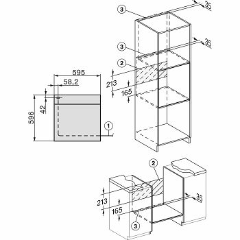 PEĆNICA MIELE H 2861 BP obsw PIROLIZA