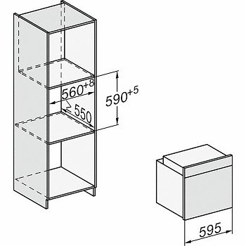 PEĆNICA MIELE H 7464 BP grgr PIROLIZA