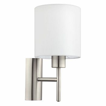 94924 ZIDNA/1,E27,NIKL-MAT/BIJELA"PASTERI"