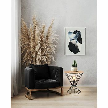 99794 STOL SA OSVJETLJENJEM/1,E27,CRNA/BOJA