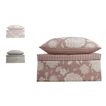 POSTELJINA FLOWER SET S PLAHTAMA 160x200 / 2x 60x80cm