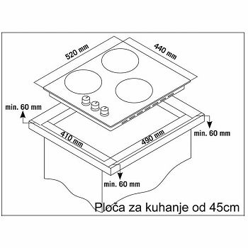 PLOČA KONČAR UKE 4530 K.CT