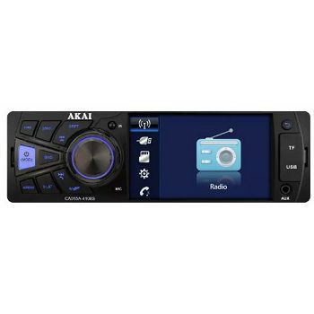 AUTO RADIO AKAI CA015A-4108S, FM, AM, 4" TFT, BT, HandsFree, SD, USB, 4x25W