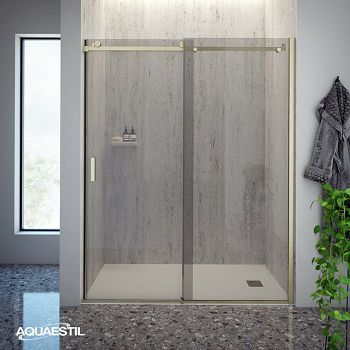 TUŠ VRATA ARTEGO D 160 D ZA NIŠU, ZLATNA/SIVO  6103778Z