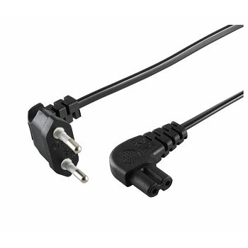 KABEL STRUJNI KUTNI 1.5M EUROPLUG NA EURO DOUBLE JACK