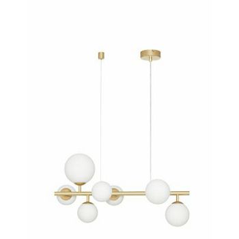 NL9028858 ODILLIA MODERNA SVJETILJKA OD STAKLA- OPALNO STAKLO I MAT ZLATNI METAL