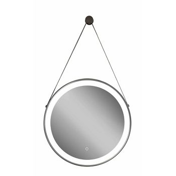 OGLEDALO MINOTTI FI 70 S LED RASVJ.TOUCH I KOŽNIM REMENOM  H-001-70