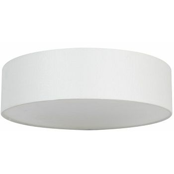 PLAFONJERA CFR3810 WHITE fabric shade, with white diffuser 2*E27, D38*10