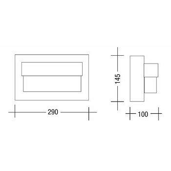 ZIDNA VANJSKA LAMPA 91217 18W CCT AN 