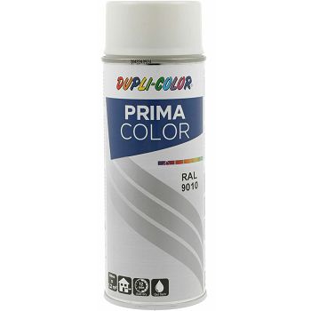 SPRAY PRIMA COLOR RAL 9010 MAT 400 ml (789083)
