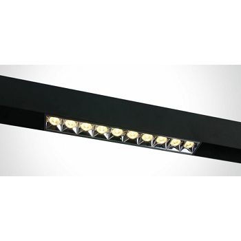 DM42102B/B/W LINEARNA LED SVJETILJKA MAGNET 22W/3000K/48V IP20 CRNA