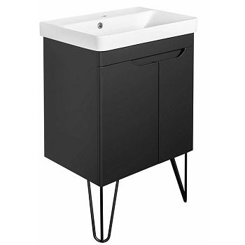 KUP.BLOK LUXURY DROP DOOR 55/37, CRNO MAT  N