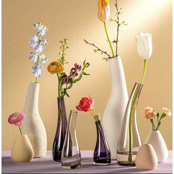 VAZA LUMINOSA TAUPE 20cm