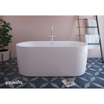 KADA METAURO FREE CENTRAL SA SAMOPUNJENJEM 180x80 bijela mat/crna mat