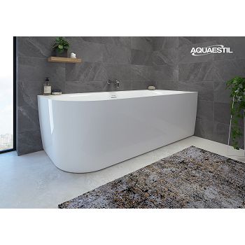 KADA METAURO FREE CORNER D SA SAMOPUNJENJEM 160x75 bijela mat