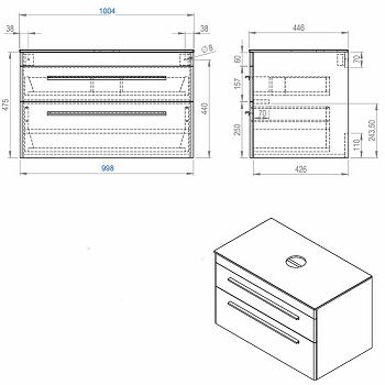 KUP.BAZA SNOW 100/2- SA PLOČOM HALIFAX/HALIFAX