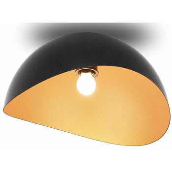 PLAFONJERA CL610-500 E27/60W MAT CRNA/ZLATNA