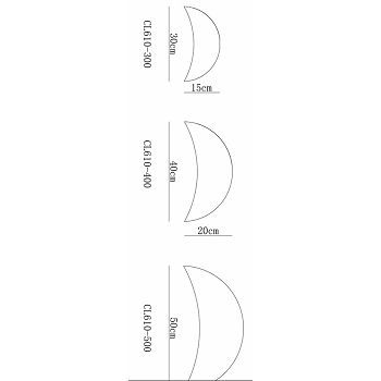PLAFONJERA CL610-500 E27/60W MAT CRNA/ZLATNA