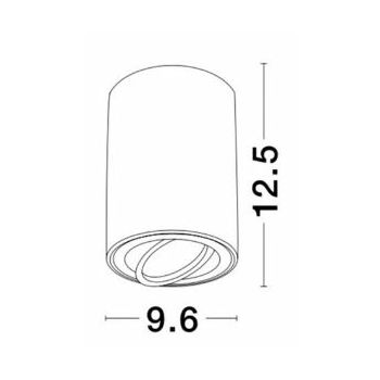 NL820001 STROPNA SVJETILJKA GOZZANO GU10/50W/230V