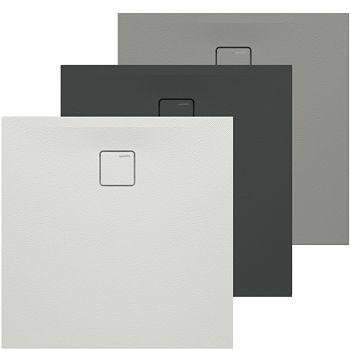 TUŠ KADA STONE DELUXE 90x80, CRNA  PM