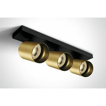 DM65305N/B NADGRADNI REFLEKTOR CRNI 3xGU10/10W