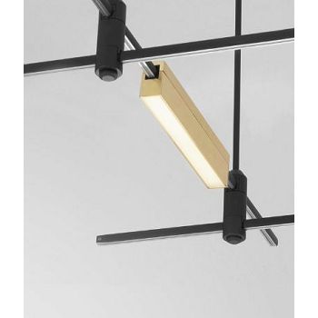 NL9090292 VERSUS TRAČNA SVJETILJKA LED/10W/3000K/430lm/120°/24V MESING