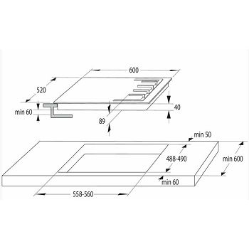 PLOČA GORENJE G641XHS PLINSKA