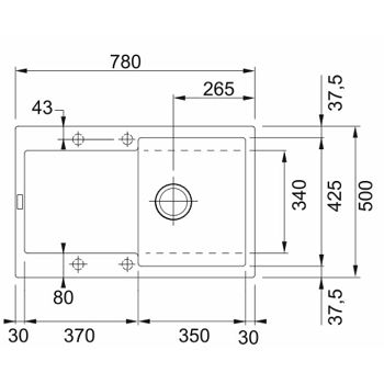 SUDOPER FRANKE D MRG 611-A KAMENO SIVA