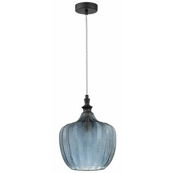 NL9191243 VISILICA LONI 1xE27/12W TAMNO PLAVO STAKLO