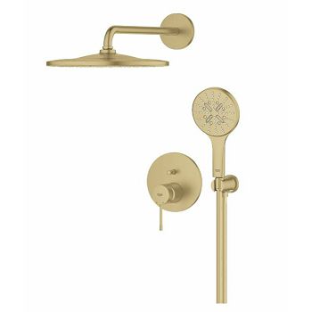 GROHE ESSENCE SET UGRADB. BRUSHED COOL SUNRISE,MONO 310 SMARTBOX, GORNJI DIO, IZLJ.CIJEV, RUŽA, PRIKLJUČ