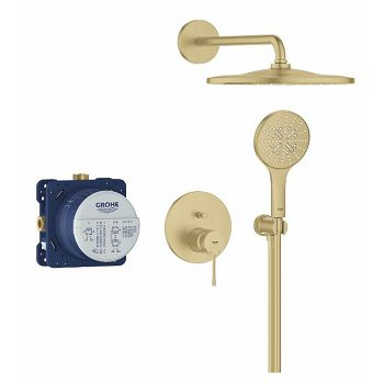 GROHE ESSENCE SET UGRADB. BRUSHED COOL SUNRISE,MONO 310 SMARTBOX, GORNJI DIO, IZLJ.CIJEV, RUŽA, PRIKLJUČ