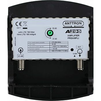 POJAČALO ANTRON UHF 5G 38DB 5-24V