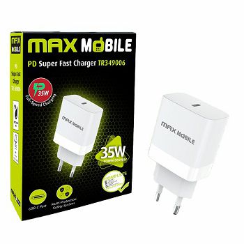 PUNJAČ MAXMOBILE KUĆNI TR349006 35W TYP C